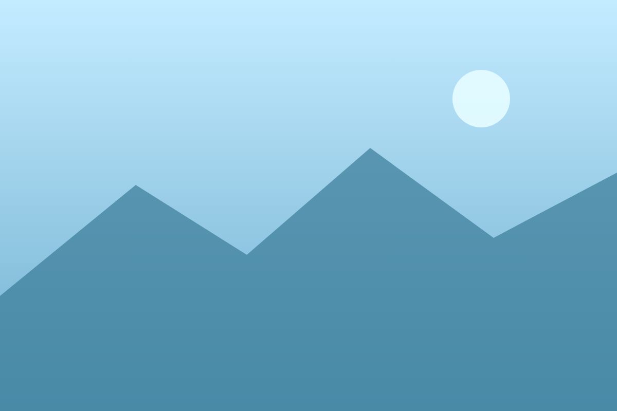 A snow ridge at first light